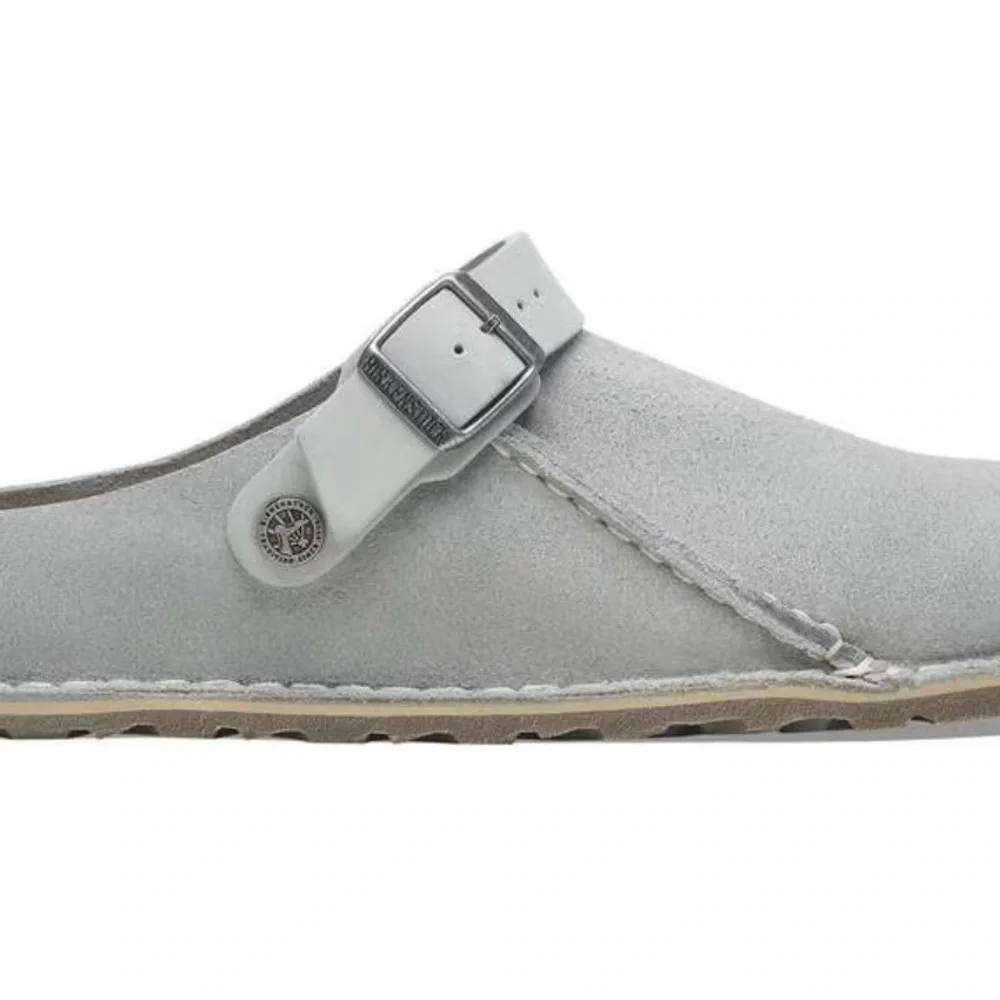 Birkenstock Gray Suede Mules - Picture 5 of 6